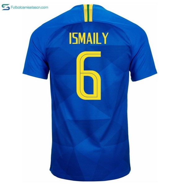 Camiseta Brasil 2ª Ismaily 2018 Azul